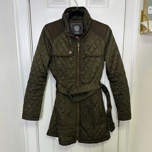 Vince Camuto Olive Quilted Jacket